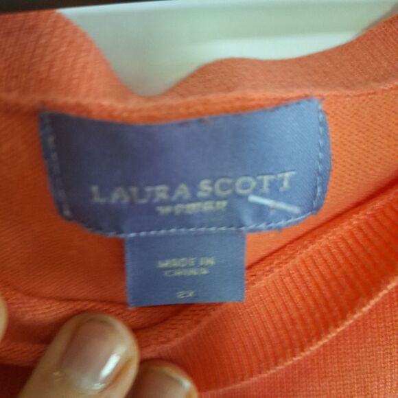 A Laura Scott Women's Plus Sized Sweater Office Core Professional Size 2X - Picture 3 of 10